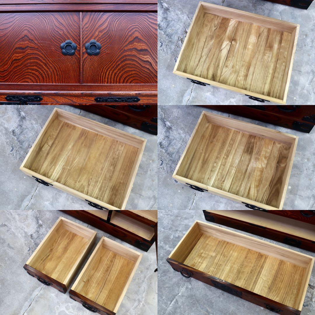 GMHN328○岩谷堂箪笥 和茶箪笥 整理箪笥 最高級 伝統工芸 箪笥 欅材 和