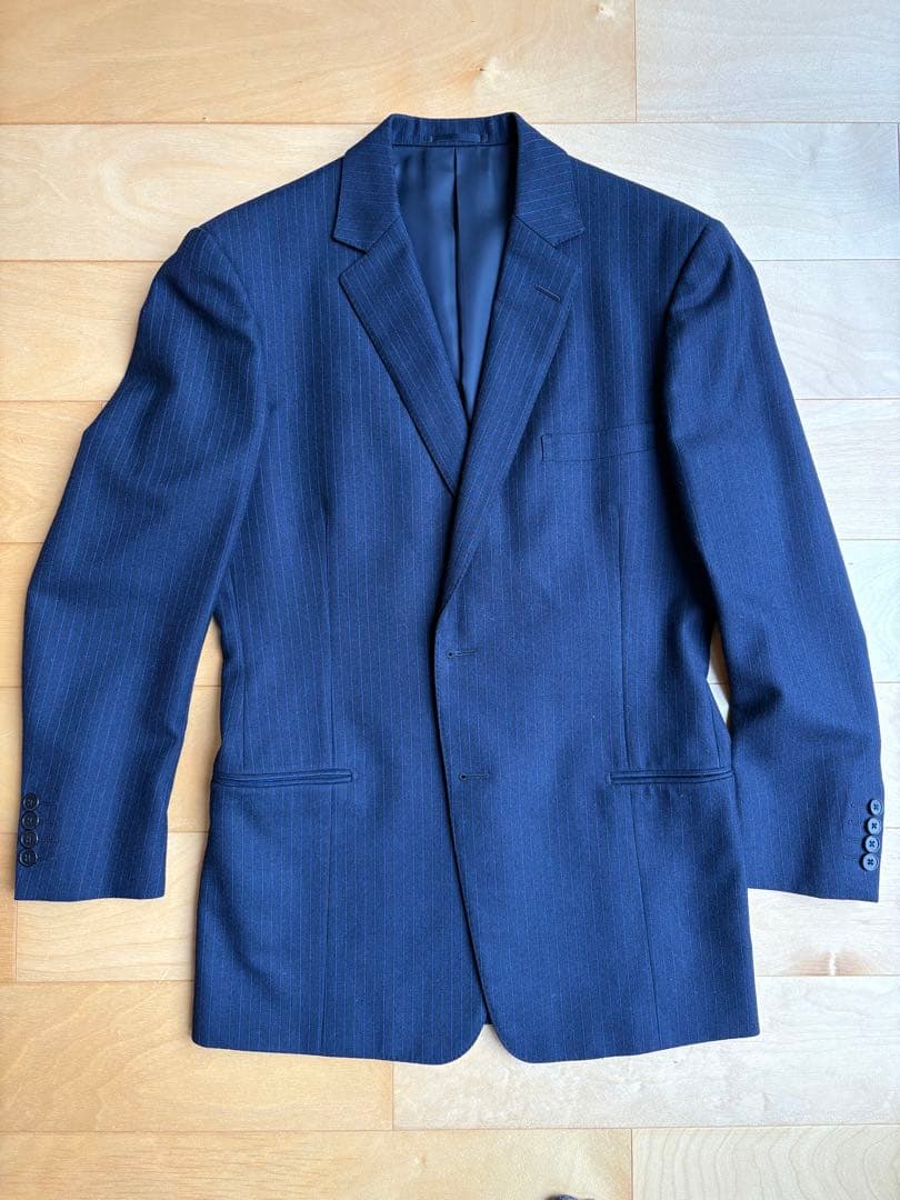 batak hose cut ネイビー　ピンストライプスーツ