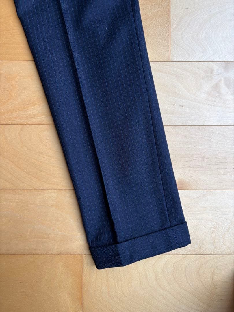 batak hose cut ネイビー　ピンストライプスーツ