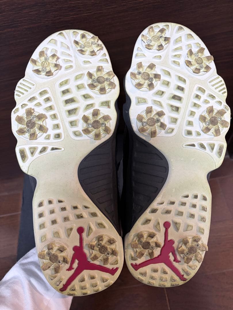 エアジョーダン9 ゴルフシューズ ホワイト/ブラック