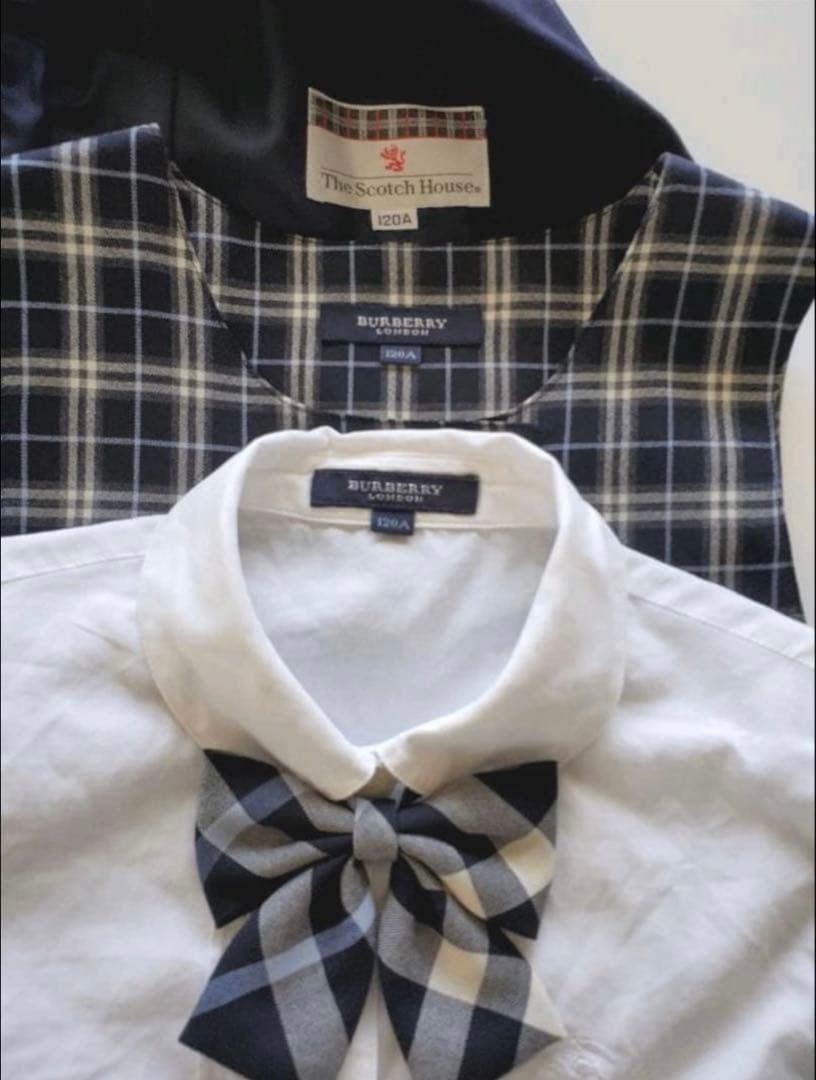 バーバリー 120 フォーマルスーツ ワンピース3点セット