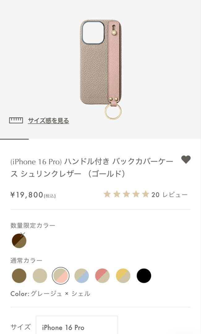 BONAVENTURA /ケースショルダーストラップ２点セット