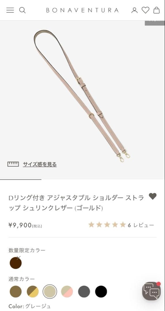 BONAVENTURA /ケースショルダーストラップ２点セット