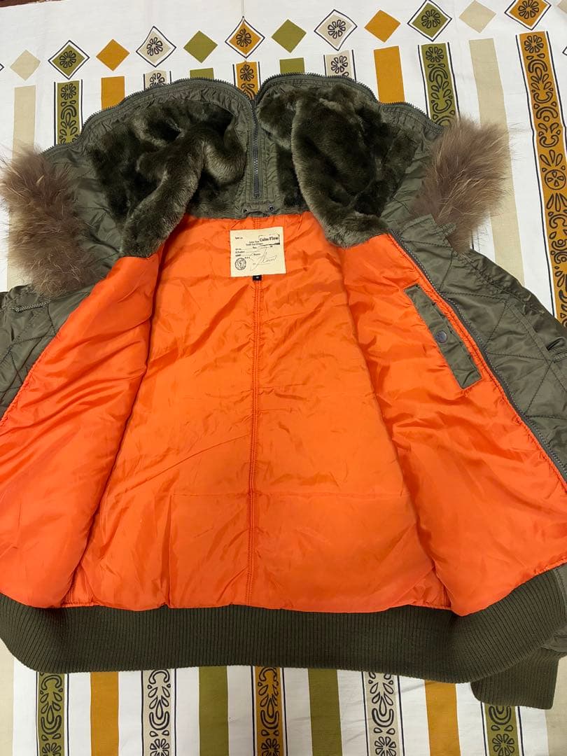 CalmFow◾️N-2Bフライトジャケット ◾️ファー&フード付きカームフロウ