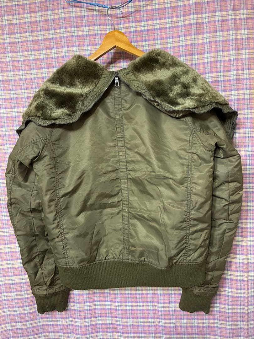 CalmFow◾️N-2Bフライトジャケット ◾️ファー&フード付きカームフロウ