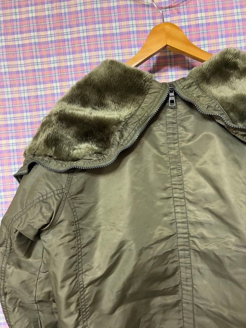CalmFow◾️N-2Bフライトジャケット ◾️ファー&フード付きカームフロウ
