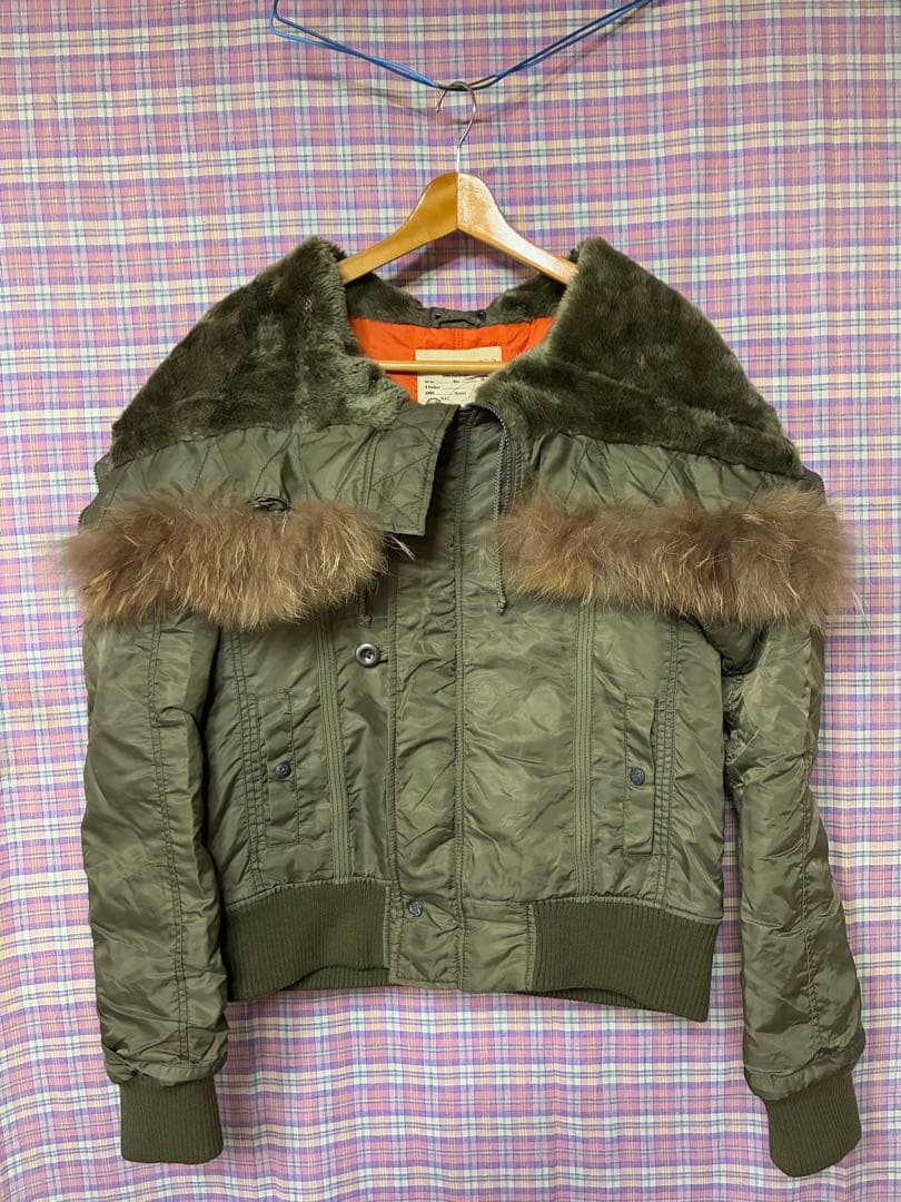 CalmFow◾️N-2Bフライトジャケット ◾️ファー&フード付きカームフロウ