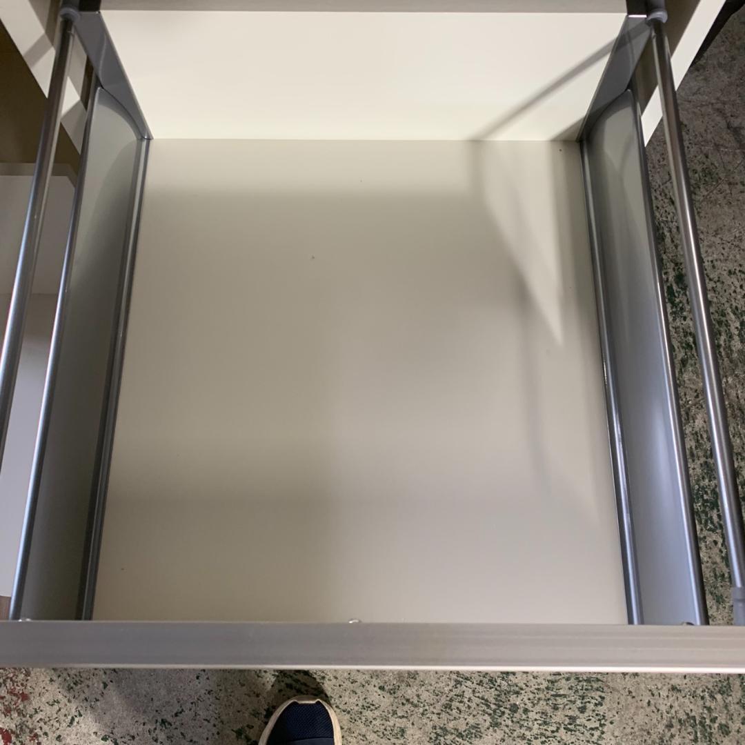 J834 パモウナ 食器棚 幅90cm キッチンボード キャビネット