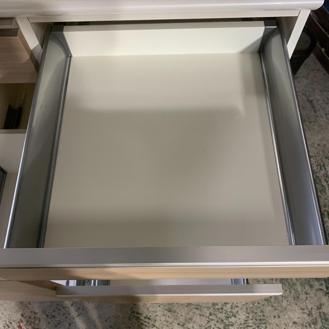 J834 パモウナ 食器棚 幅90cm キッチンボード キャビネット