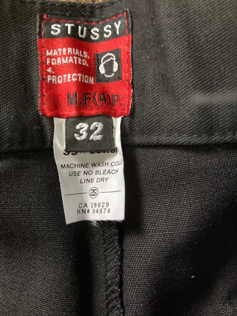 ステューシー　90’s ブラック　パンツ　アメリカ製　W32