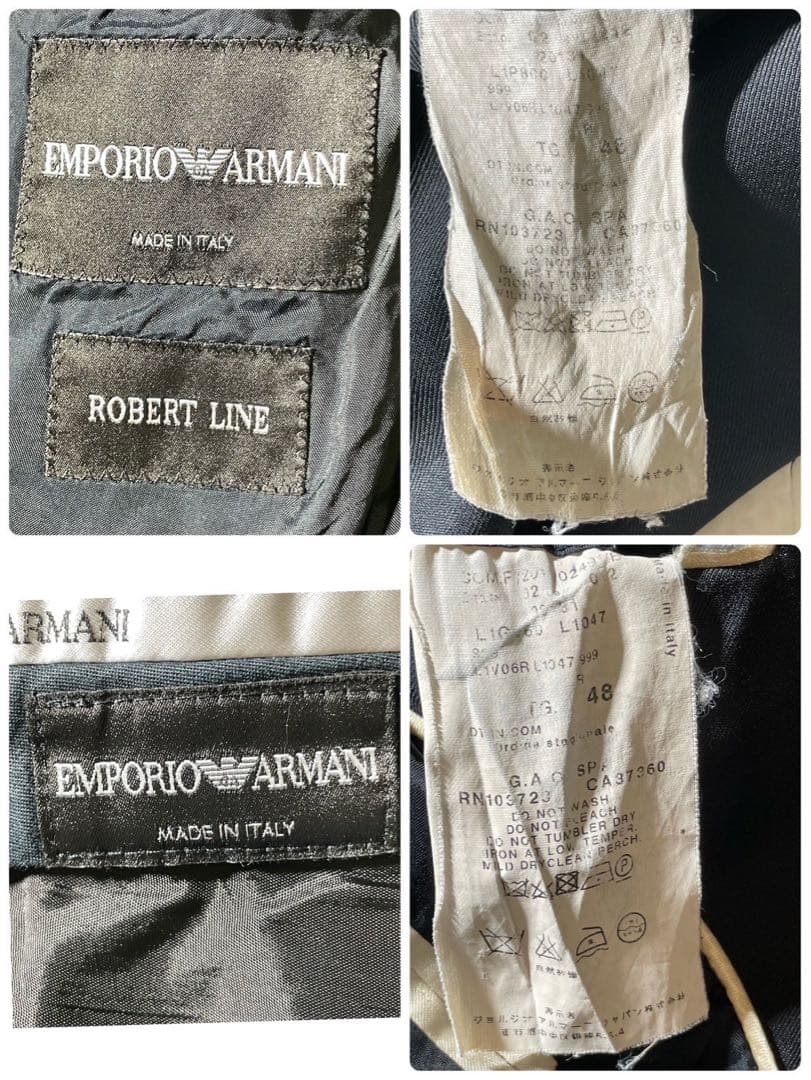 ✨️美品✨️EMPORIO ARMANI スーツ 上下セット ROBERT LINE