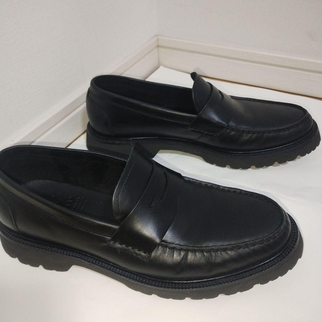 COLE HAAN ブラックレザー ローファー