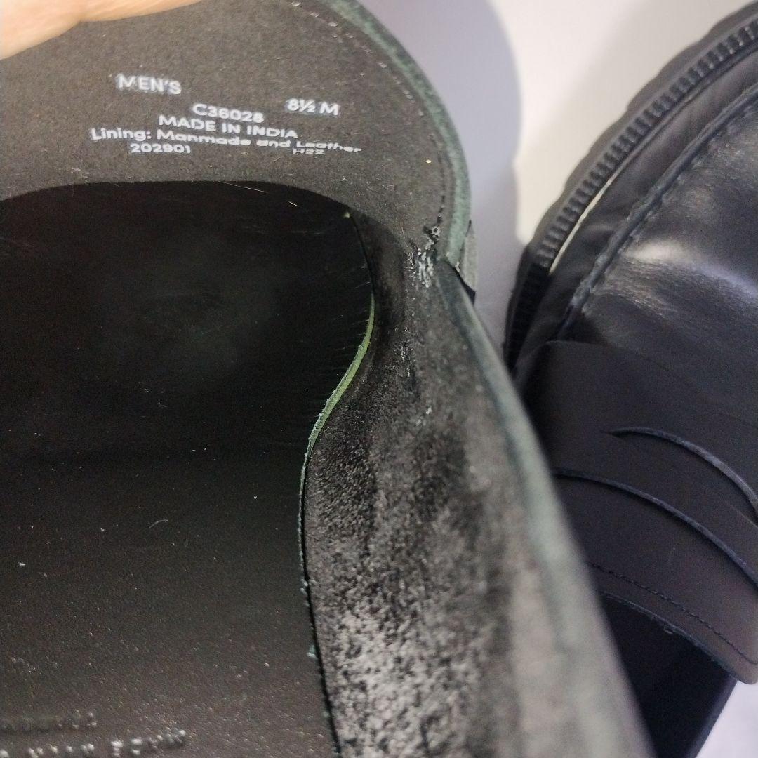 COLE HAAN ブラックレザー ローファー