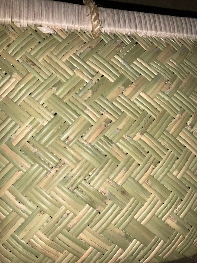 鳥越竹細工　市場かご　エコバッグ　ミニサイズ　一尺　新品　●特選● ラスト1個