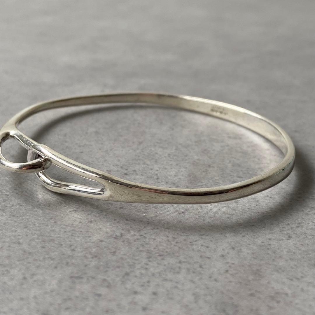 【希少】Tiffany ティファニー バングル ループ シルバー925 Y268
