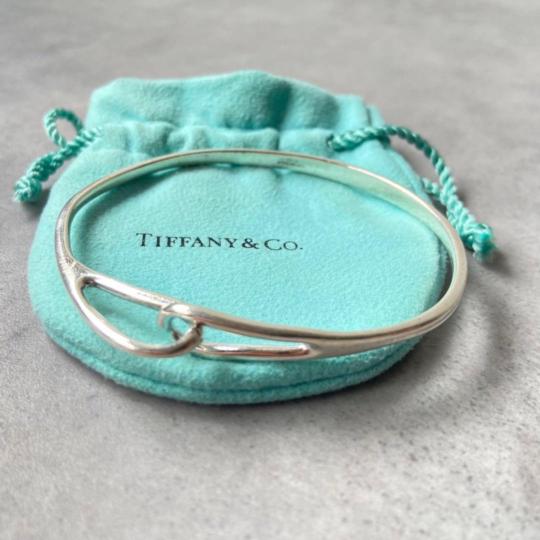 【希少】Tiffany ティファニー バングル ループ シルバー925 Y268