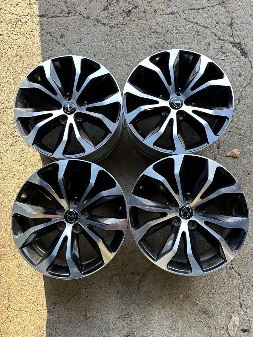 ナッキー ①LEXUS NX Fスポーツ 純正18インチアルミ、2本