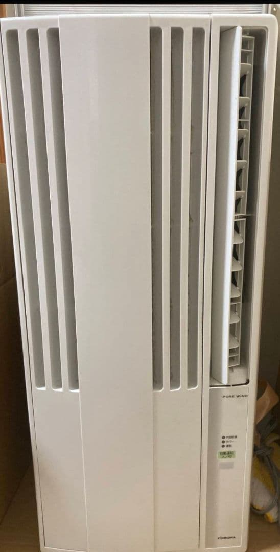 美品 24年 コロナ窓用エアコン CW-F1624R 枠 リモコン付
