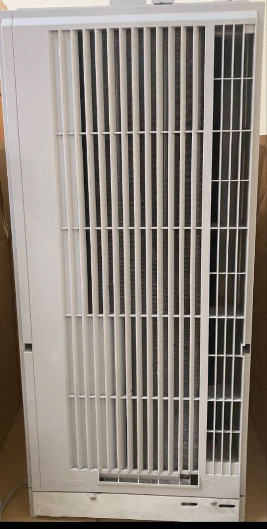 美品 24年 コロナ窓用エアコン CW-F1624R 枠 リモコン付