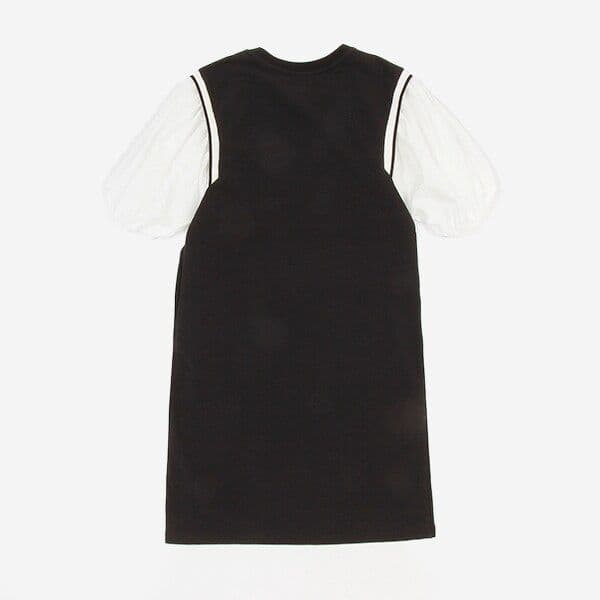 【新品】kate spade kids 袖 切替 ワンピース 150 黒