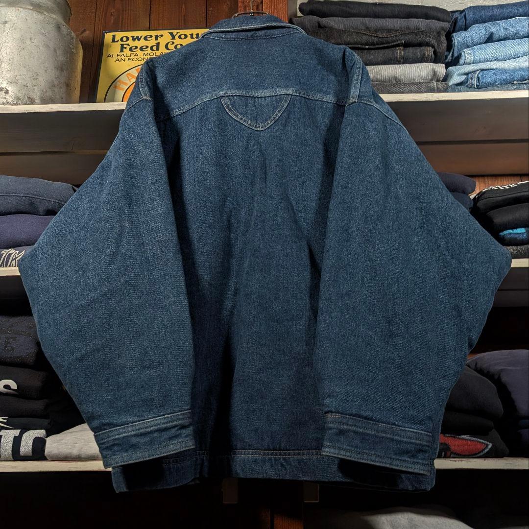 70s　ユーロヴィンテージ　デニムカバーオール　SCOVIL　マルチポケット　紺