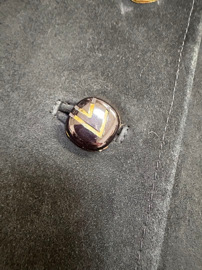 【極美品/11号】高級リアルフォックスファー×本革スエード ロングコート 黒