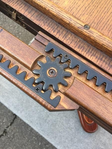 Ｙ【アンティーク調‼サイズ可動式‼】Shin Lee ダイニングテーブル