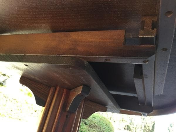 Ｙ【アンティーク調‼サイズ可動式‼】Shin Lee ダイニングテーブル