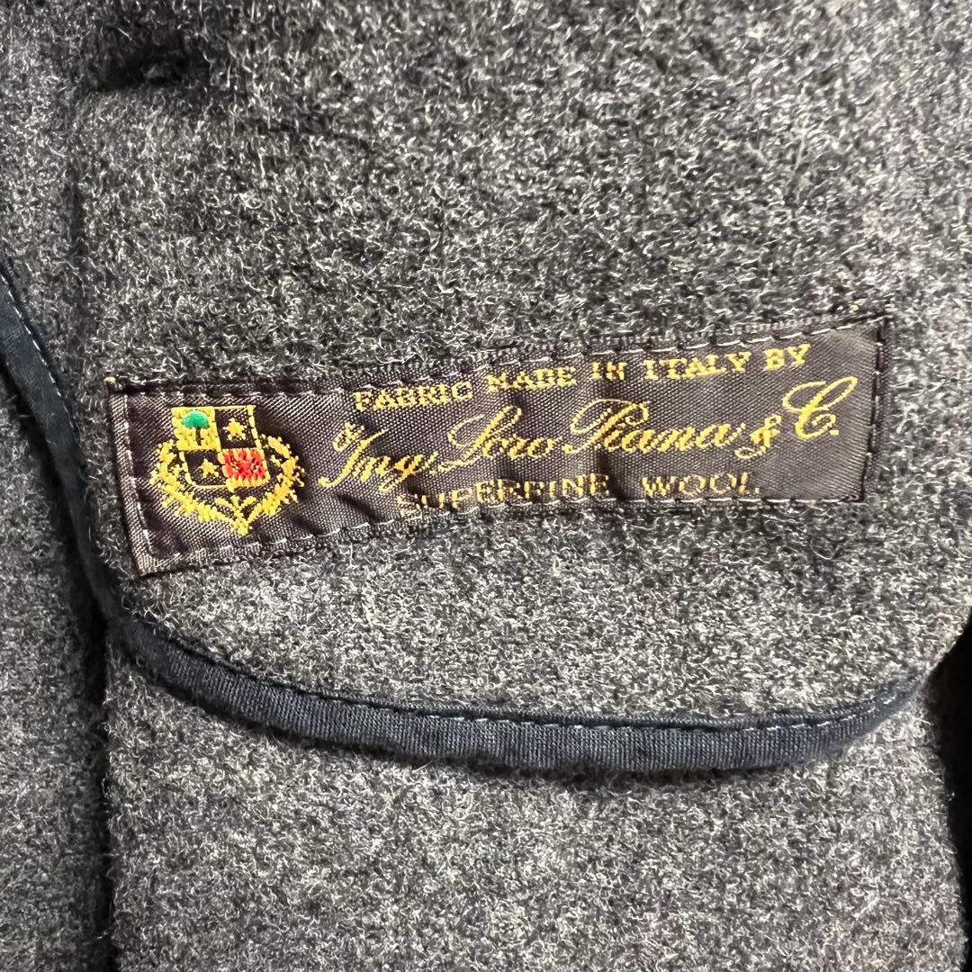 エディフィス　ロロピアーナ　ミケランジェロ　イザイア　チェスターコート　グレー