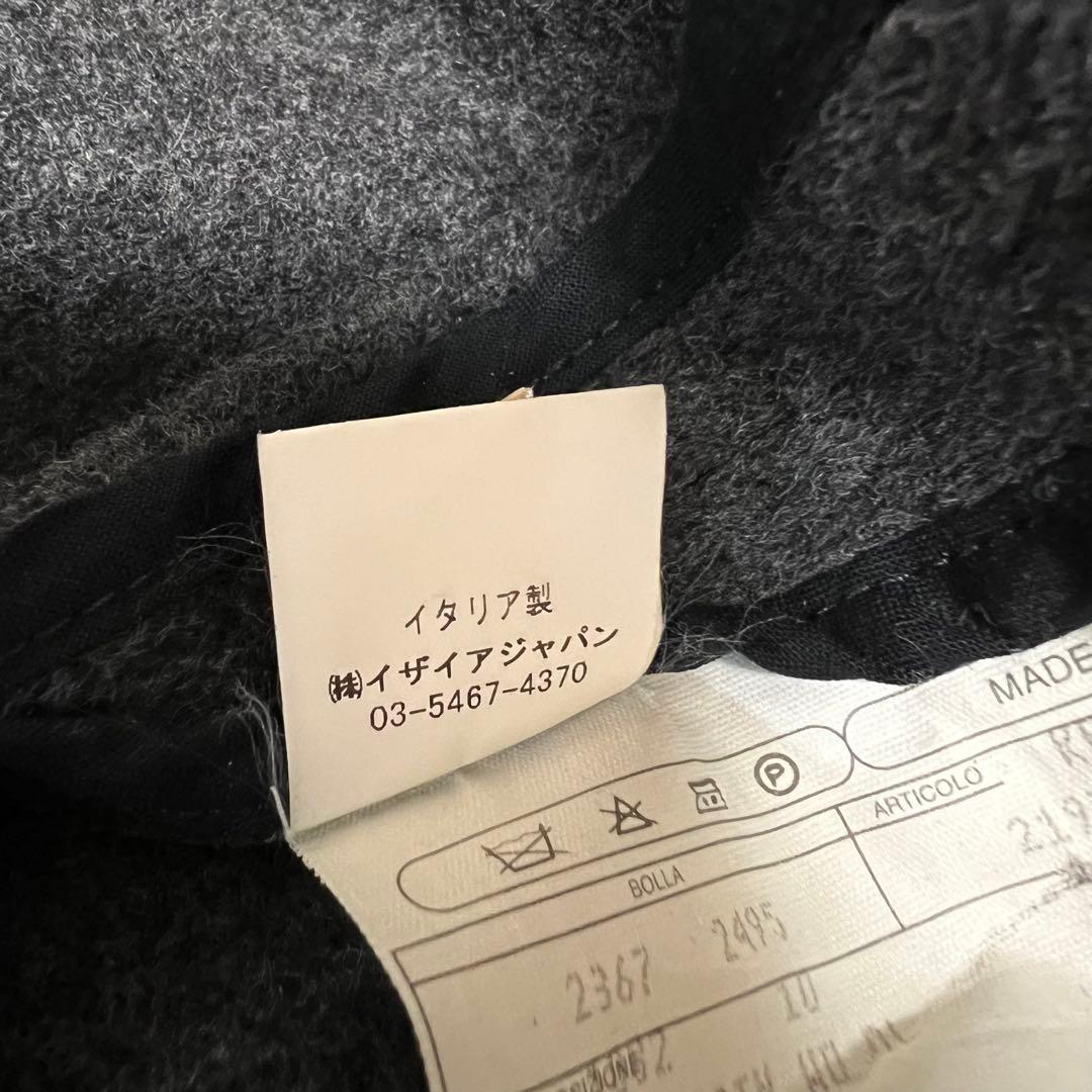 エディフィス　ロロピアーナ　ミケランジェロ　イザイア　チェスターコート　グレー