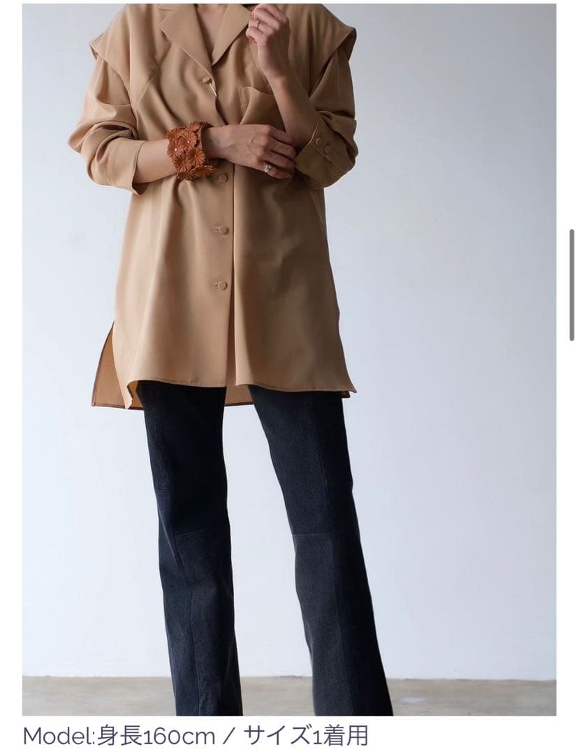 FUMIE=TANAKA フミエタナカ double shoulder sh