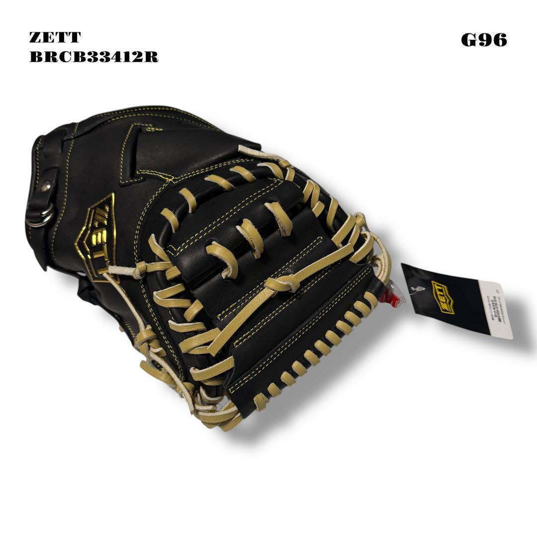 未使用品！ ZETT ゼット キャッチャー ミット 右投げ用 LH 軟式 捕手