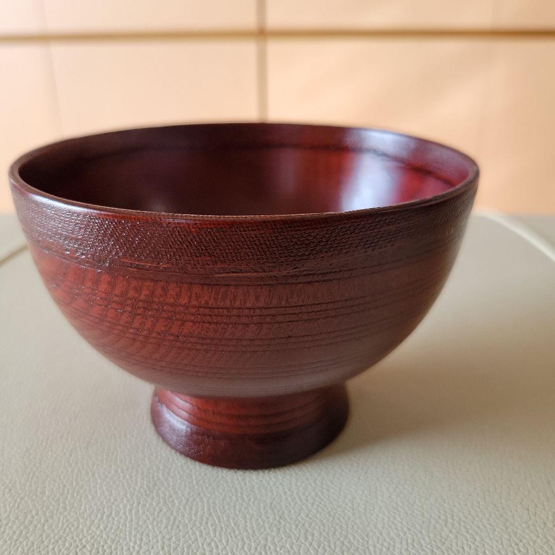 会津塗　鈴木誠郎 大皿、汁椀、お玉、飯ベラ 4点セット