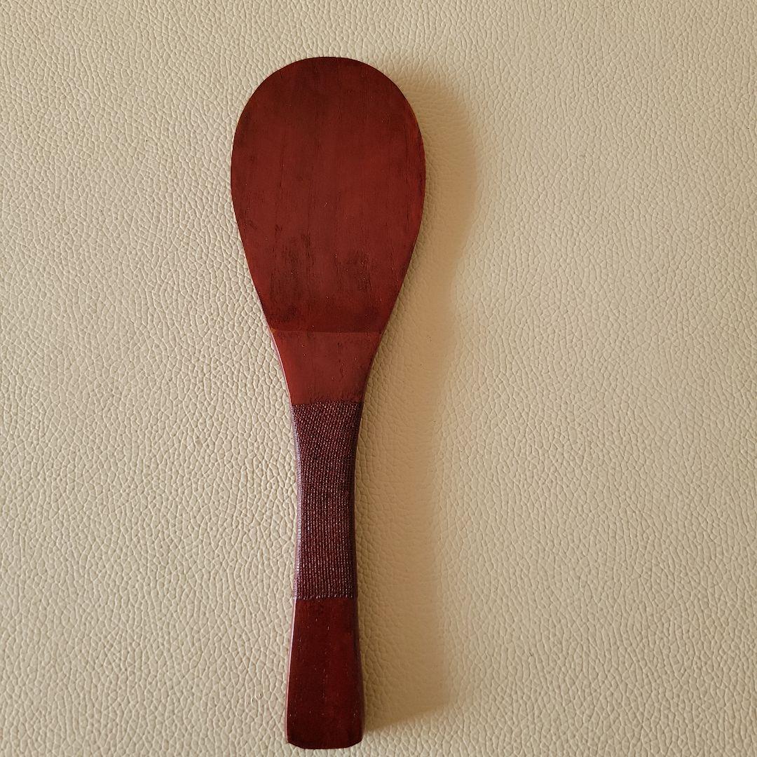 会津塗　鈴木誠郎 大皿、汁椀、お玉、飯ベラ 4点セット