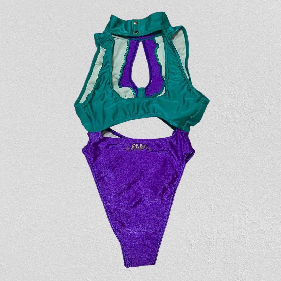 Ff.Lf Sports by Chacott♡ハイレグエアロビレオタード　M