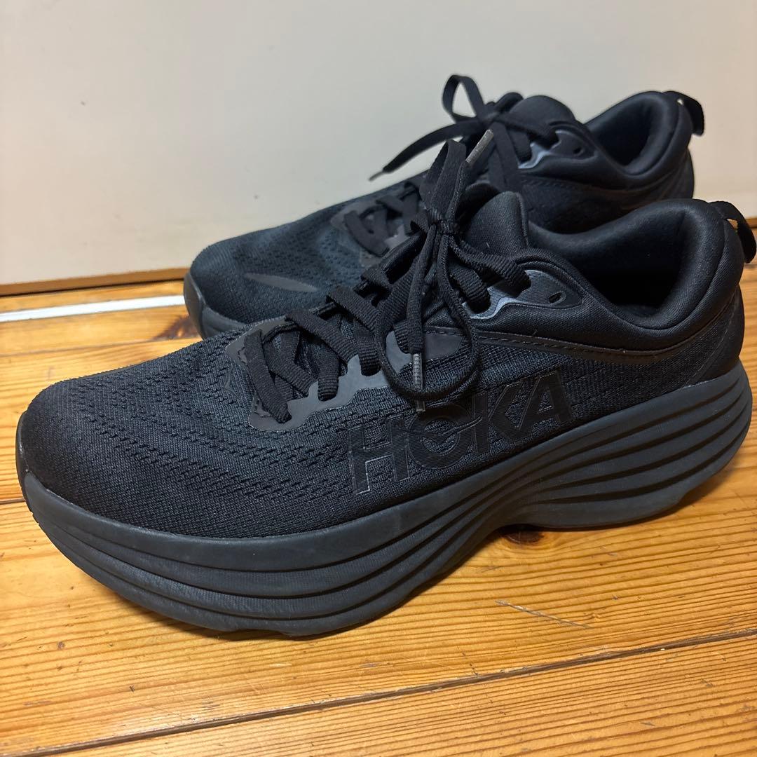 HOKA ボンダイ8 スニーカー　ブラック