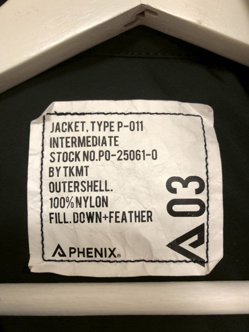 ジャケット・アウター PHENIX BY TKMT, JACKET TYPE P-0011