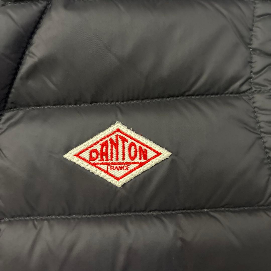 DANTON ダウンベスト 34 ブラック　インナーダウン　ダントン