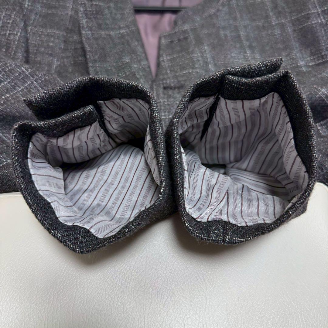 最高級＊極美品✨Zegna ゼニア カシミヤ シルク 変形テーラードジャケット