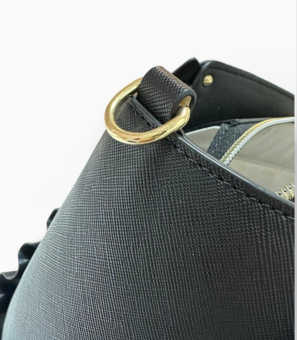 美品★ & chouette 推し事バッグ ブラック　痛バ　クリアポケット付き