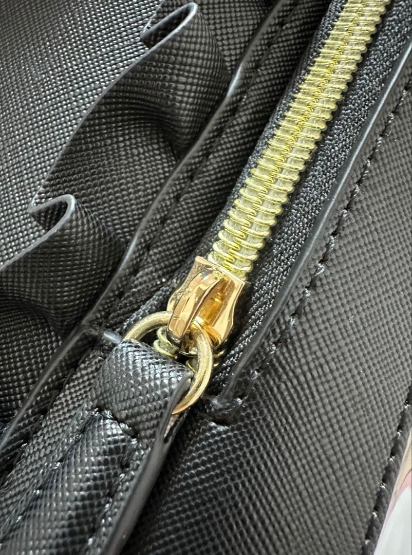 美品★ & chouette 推し事バッグ ブラック　痛バ　クリアポケット付き