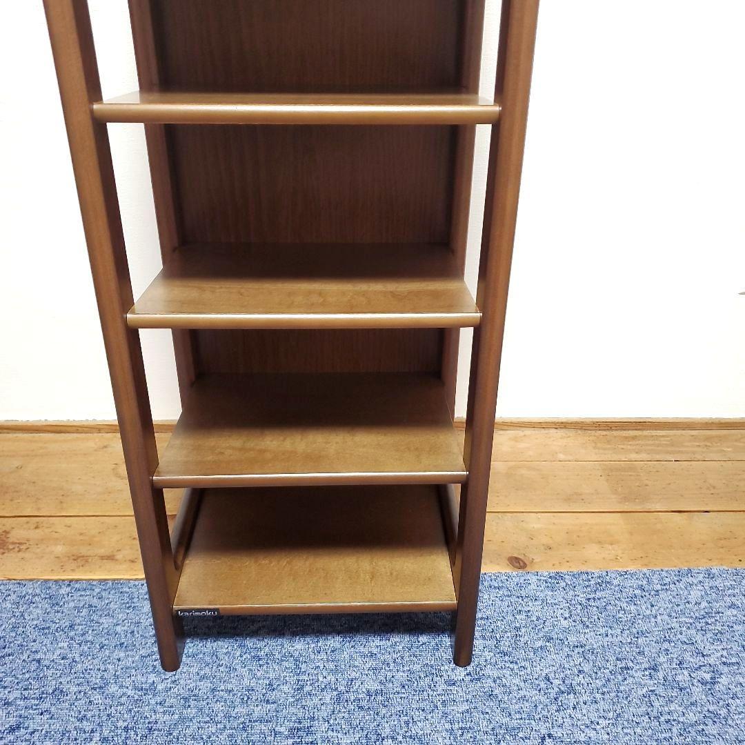 カリモク　karimoku　木製スリッパラック 5段
