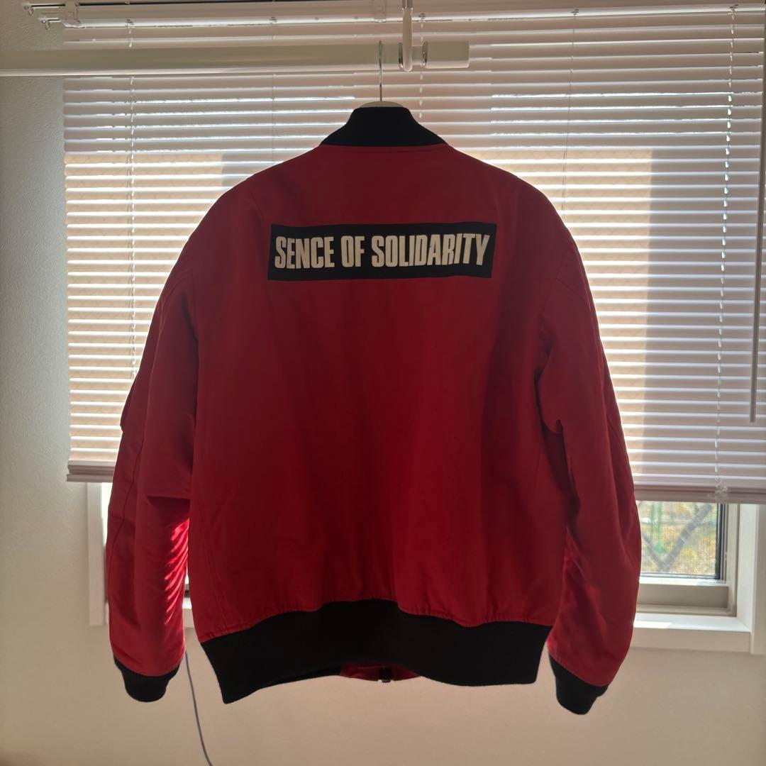 ケ*よ様 MA-1 フライトジャケット レッド