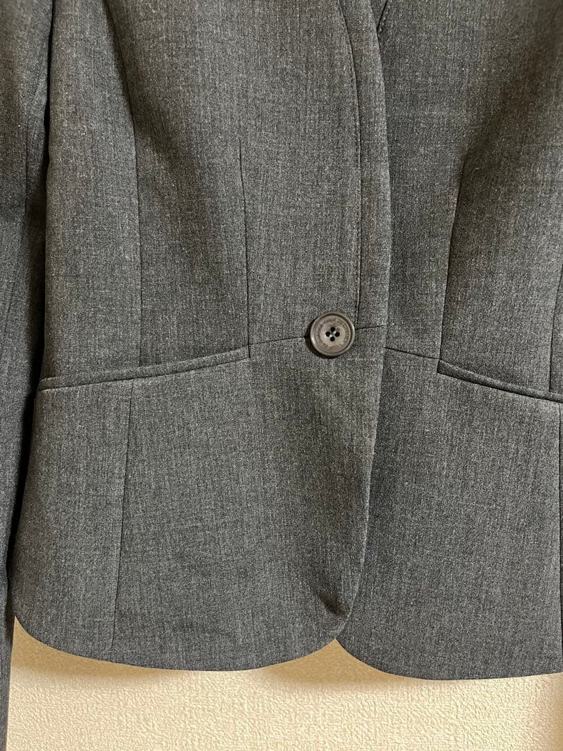 COUP DE CHANCE スカートスーツ 上下セット　グレー　抗菌　就活　S