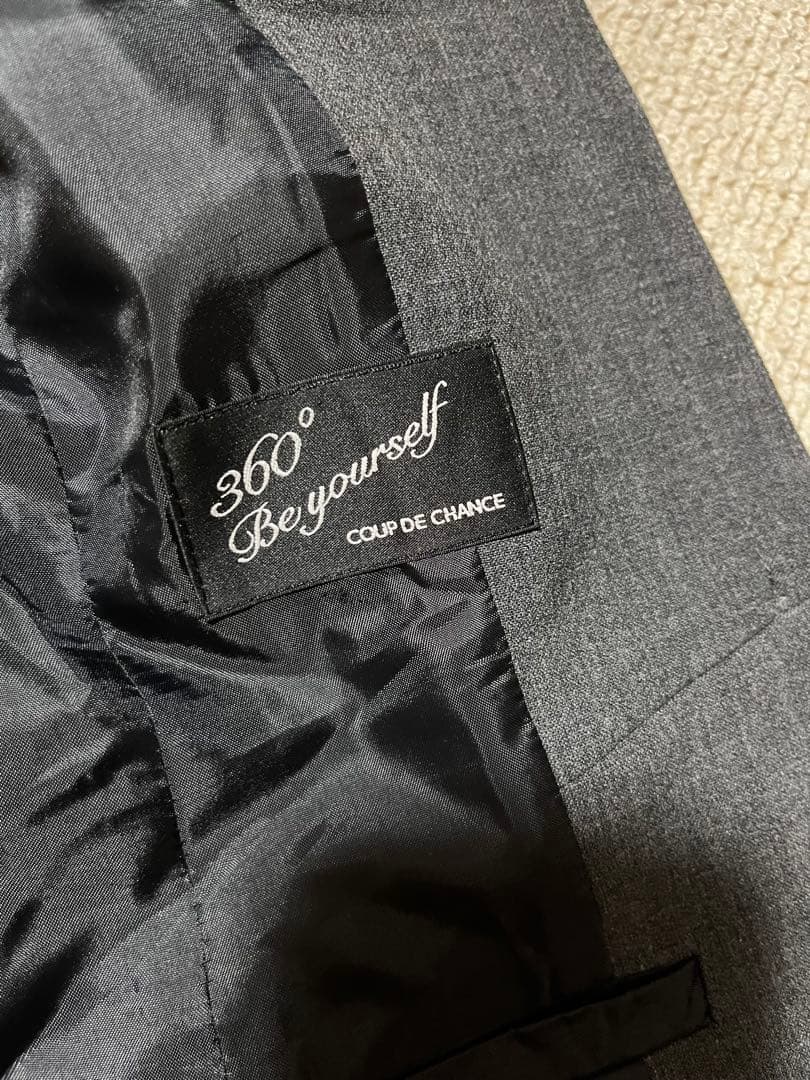 COUP DE CHANCE スカートスーツ 上下セット　グレー　抗菌　就活　S