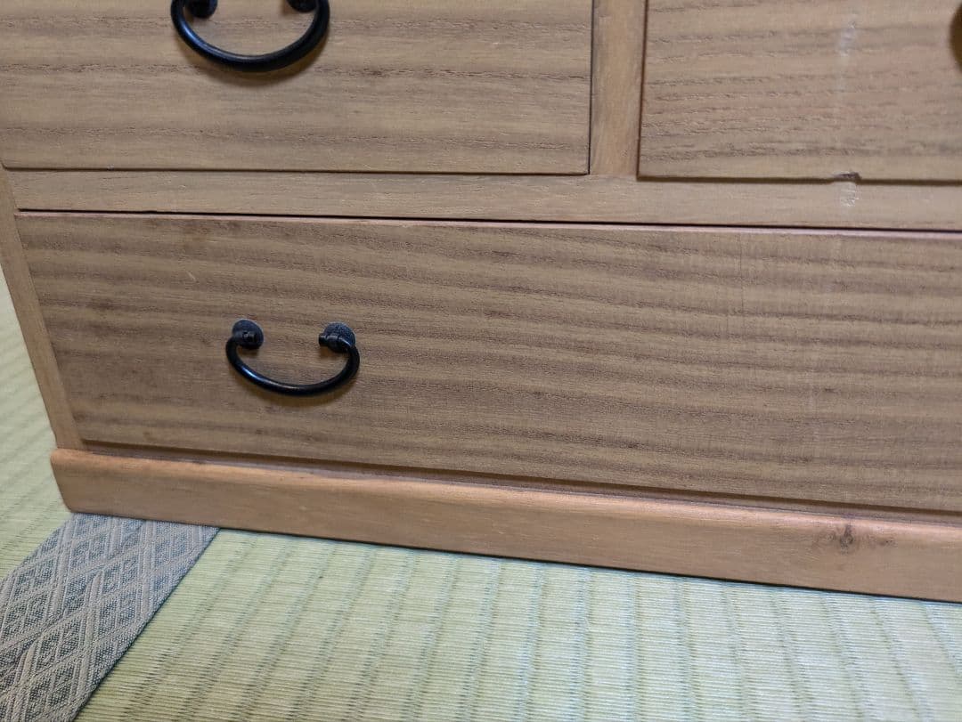 薬箪笥 収納棚 昭和 レトロ 桐材 25杯 多段