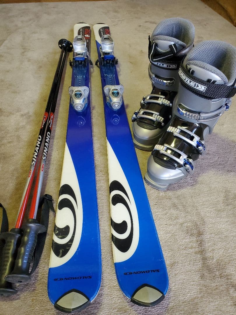 Salmon　Verse　カービングスキー☆ブーツ26　ストックセット