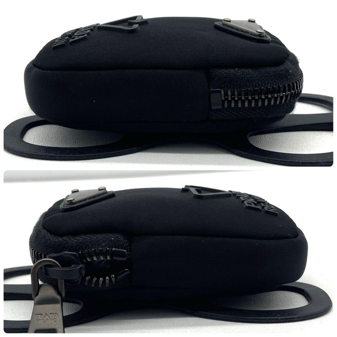極美品✨PRADA リナイロン　ショルダー　iPhoneケース　全機種対応