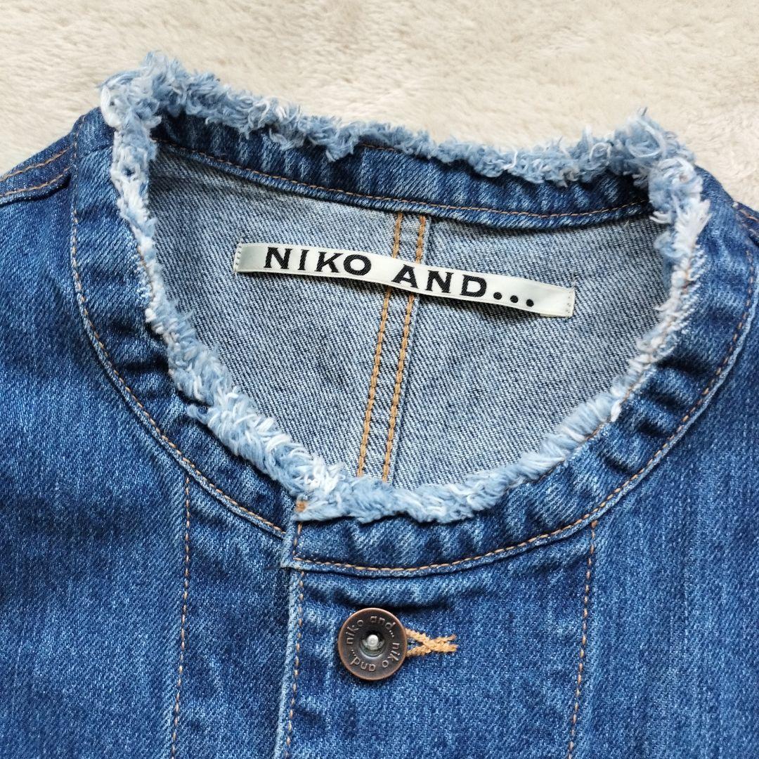 完売品 2025年 ニコアンド リメイクカバーオール デニムジャケット
