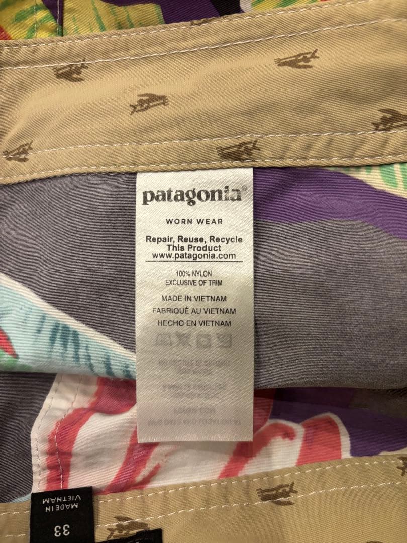 パタゴニア パタロハ ボードショーツ ブラックバナナ 33 復刻 ショートパンツ